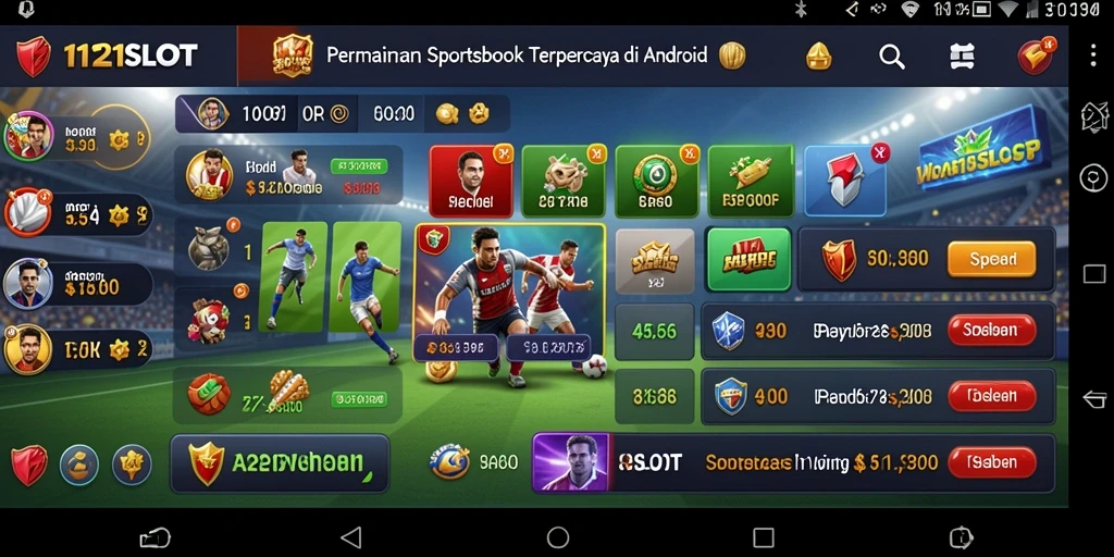Tampilan menarik dan gameplay taruhan olahraga 1121SLOT.