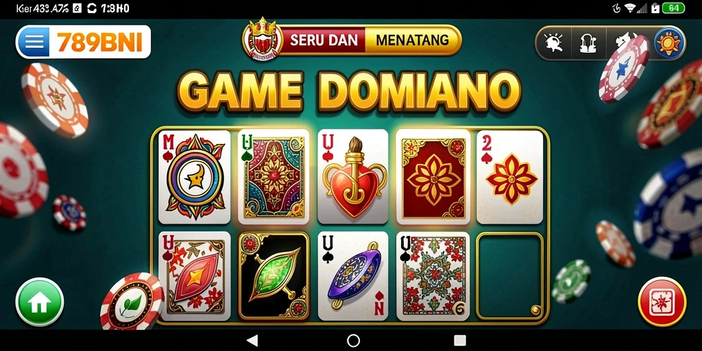 Screenshot gameplay Domino yang menarik dan seru di 789BNI.