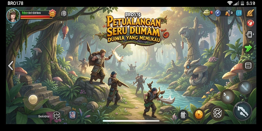 Tampilkan gameplay seru dan petualangan menarik dari BRO178.