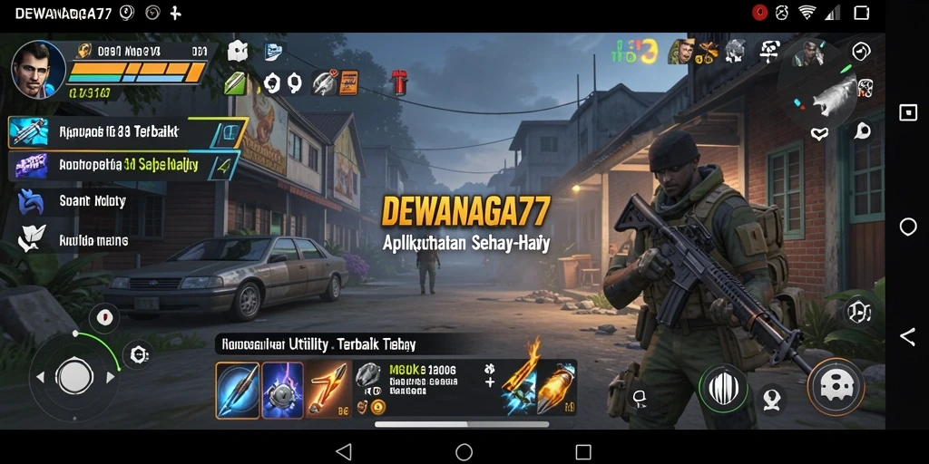 Tampilan antarmuka DEWANAGA77 yang user-friendly dan intuitif.