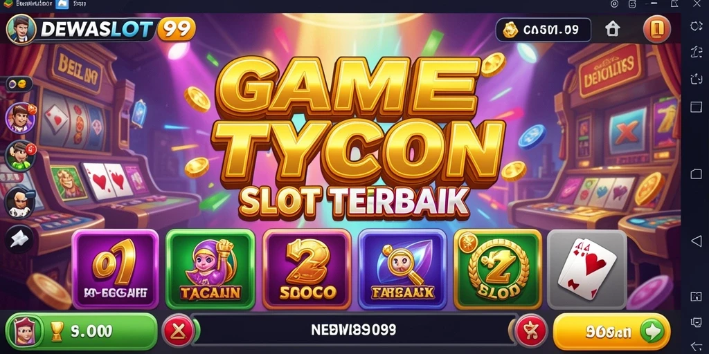 Screenshot gameplay DEWASLOT99 yang menampilkan mesin slot inovatif.