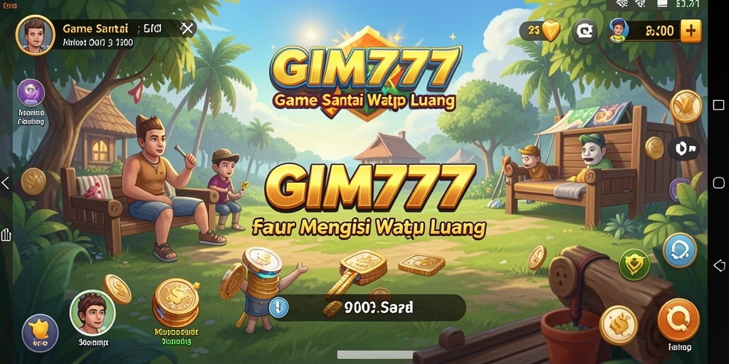 Tampilan gameplay GIM777 yang seru dan penuh warna.