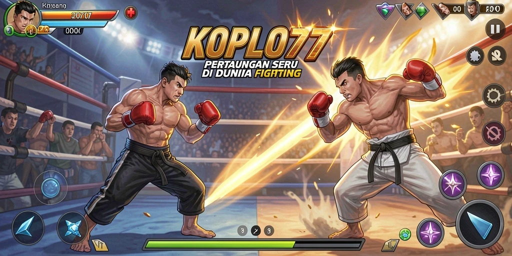 Screenshot KOPLO77 menampilkan aksi pertarungan yang mendebarkan.