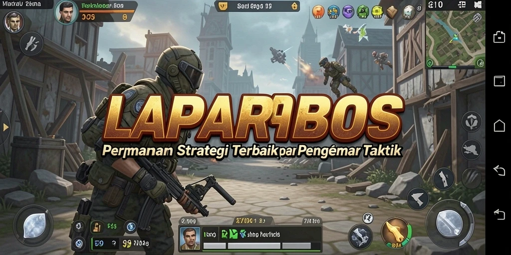 Tampilan menarik dari gameplay LAPARBOS yang penuh strategi.