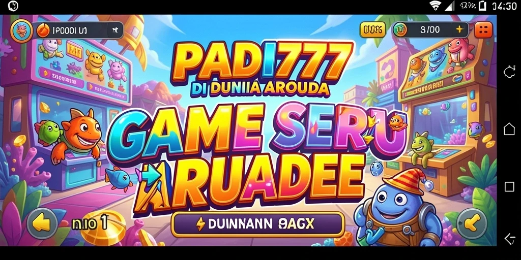 Tampilan gameplay seru dari PADI777 yang menampilkan aksi Arcade.