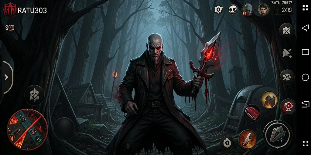 Screenshot menampilkan momen menegangkan dalam gameplay RATU303.