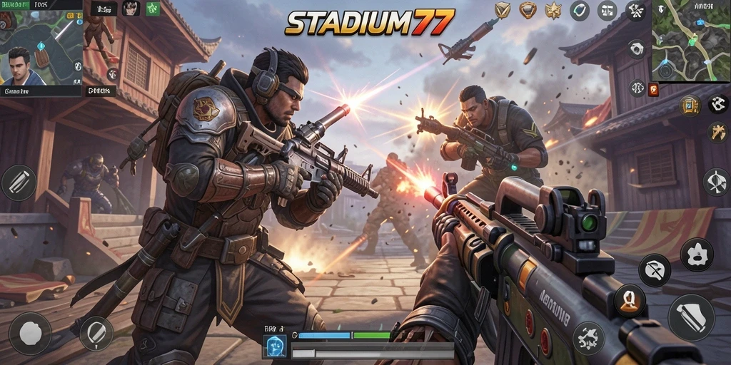 Tampilan gameplay menarik dari STADIUM77 dengan aksi penuh adrenalin.